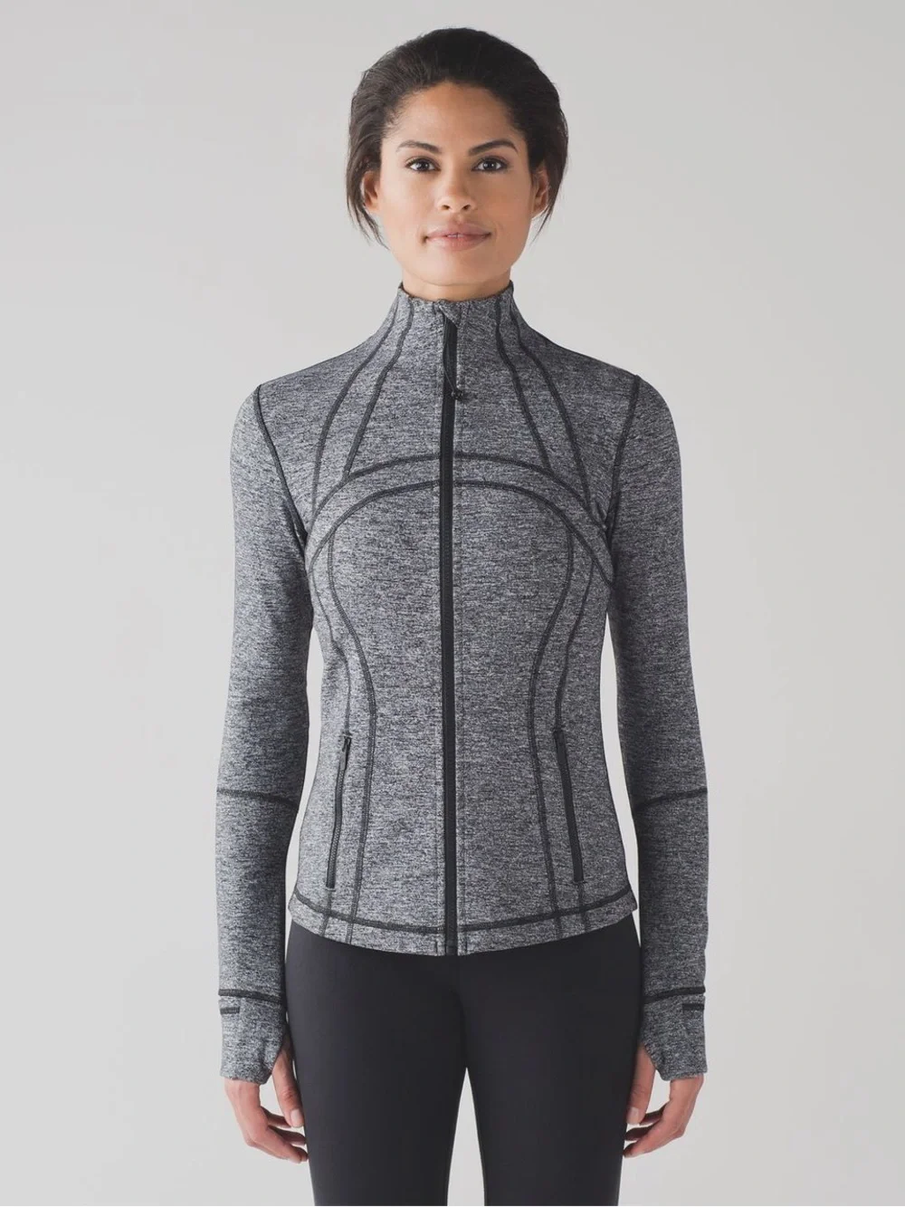 Lululemon Define Jacket in Heathered Black